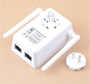 Dual Antenna Dual Network Port WIFI Repeater