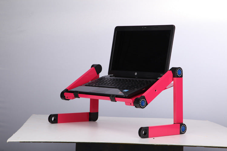 Laptop Table Stand With Adjustable Folding Ergonomic Design For Ultrabook Netbook Or Tablet With Mouse Pad