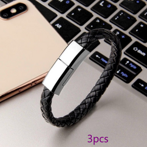 New Bracelet Charger USB Charging Cable Data Charging Cord For IPhone14 13 Max USB C Cable For Phone Micro Cable