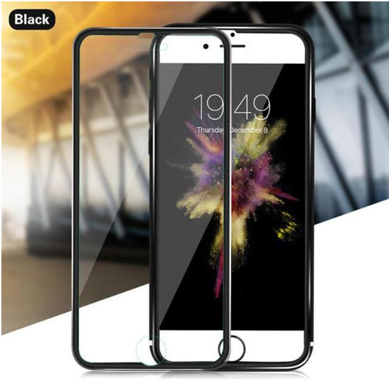 Compatible with Apple, Compatible with Apple , Tempered Glass Full Screen Protector 3D Aluminum Alloy Protective Glass For iPhone